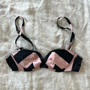 AGENT PROVOCATEUR Silk blend bra 32B